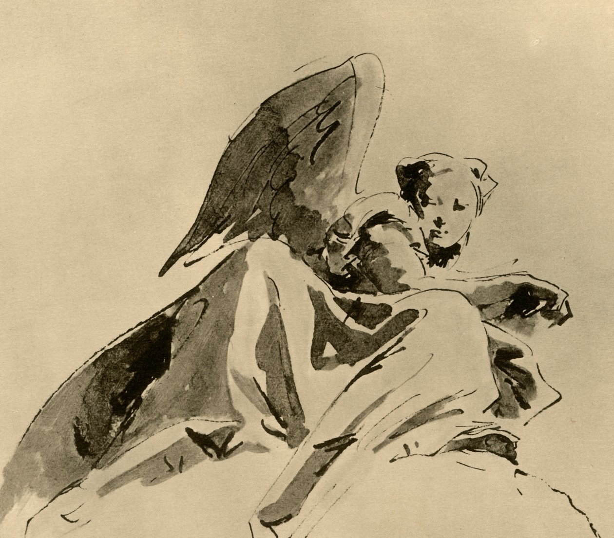 एंजल, c1753-1762, 1928 द्वारा जियोवन्ती बतिस्ता टाईपोलो