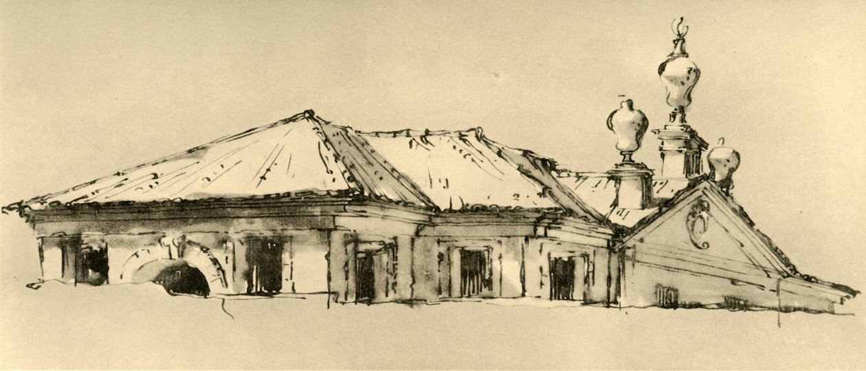 विला, 1757, 1928 की छत-मंजिल द्वारा जियोवन्ती बतिस्ता टाईपोलो