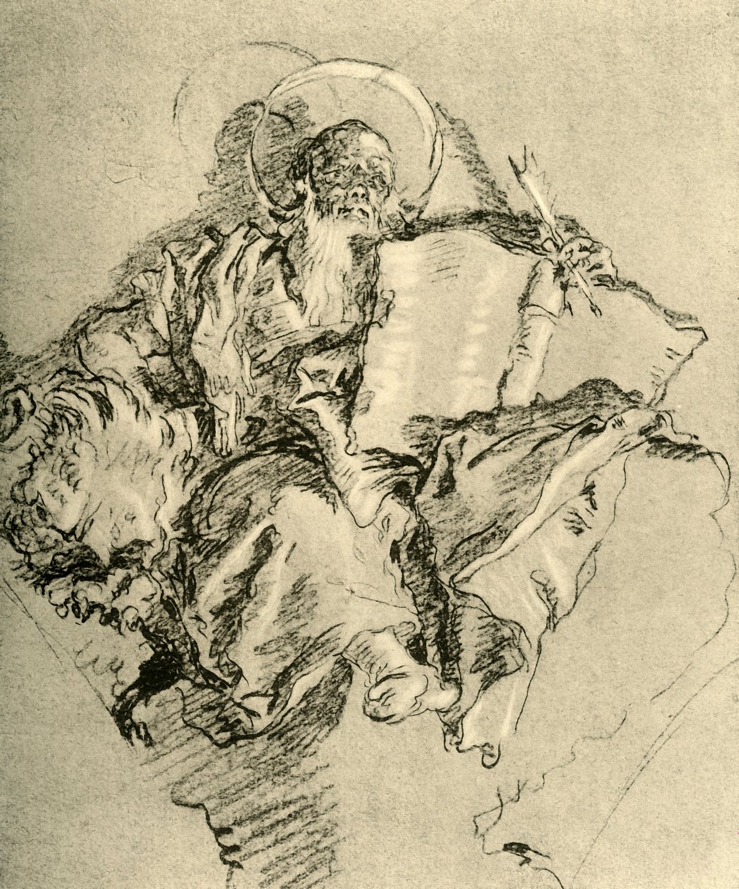 'अनुसूचित जनजाति। मार्क', 1743, 1928 द्वारा जियोवन्ती बतिस्ता टाईपोलो