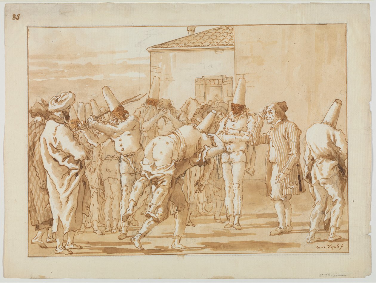 पंचलिंगो की फॉगिंग, c.1800 द्वारा जियोवन्ती बतिस्ता टाईपोलो