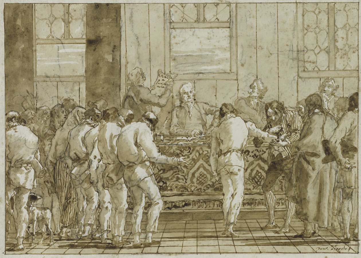परीक्षण, c.1790 द्वारा जियोवन्ती बतिस्ता टाईपोलो