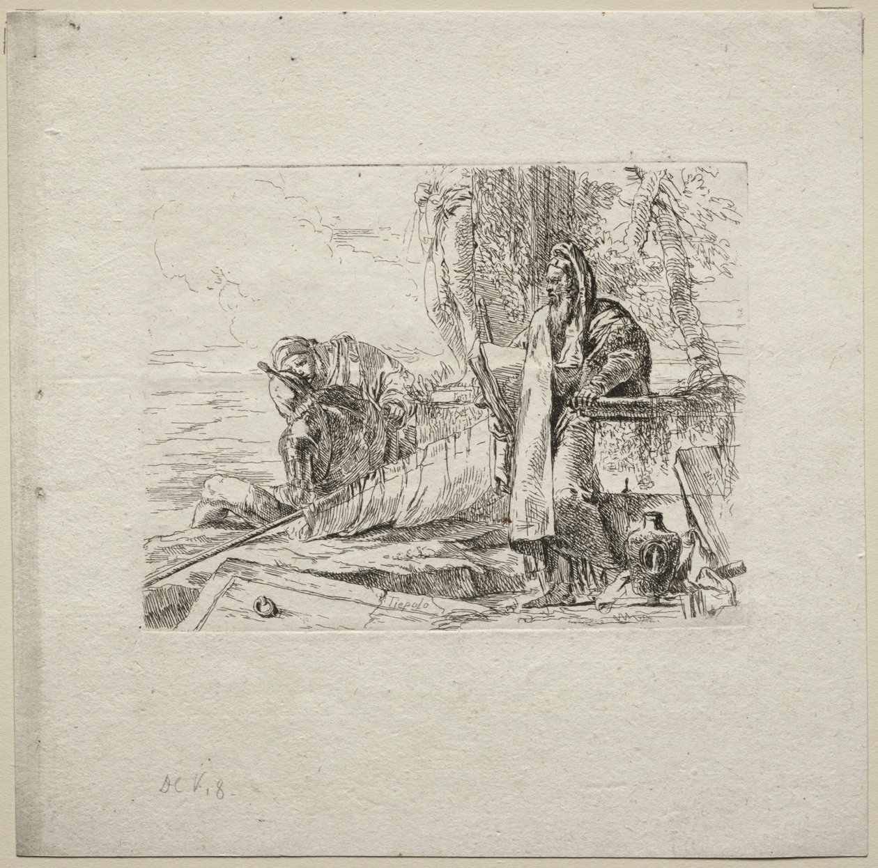 विभिन्न क्षमताएँ: द फिलॉसफ़र स्टैंडिंग विथ बुक, 1785। द्वारा जियोवन्ती बतिस्ता टाईपोलो
