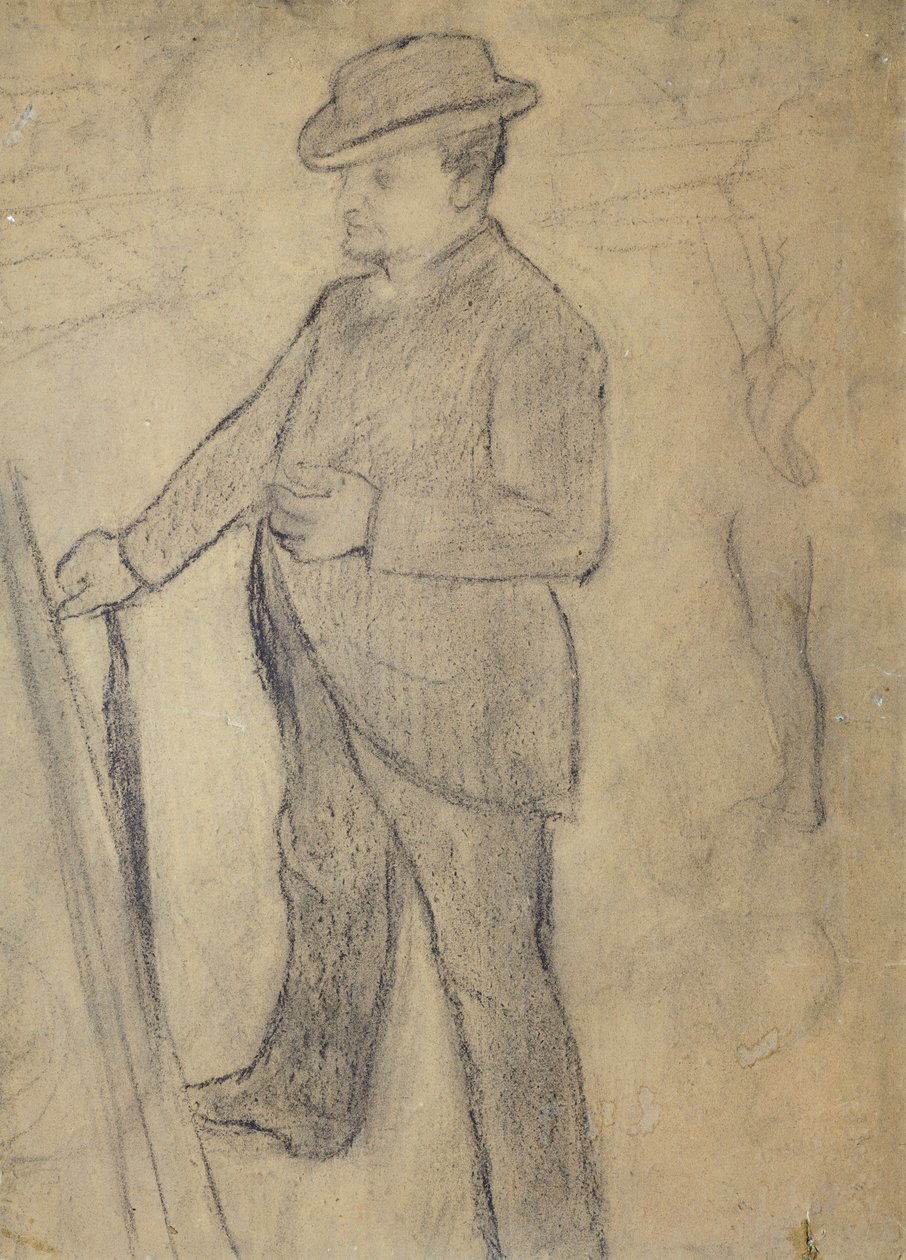 बोल्डिनी का पोर्ट्रेट, एडगर डेगास द्वारा (1834-1917), ड्राइंग द्वारा जियोवन्नी बोल्डिनी