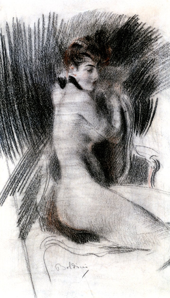 महिला बैठना, c1920 द्वारा जियोवन्नी बोल्डिनी