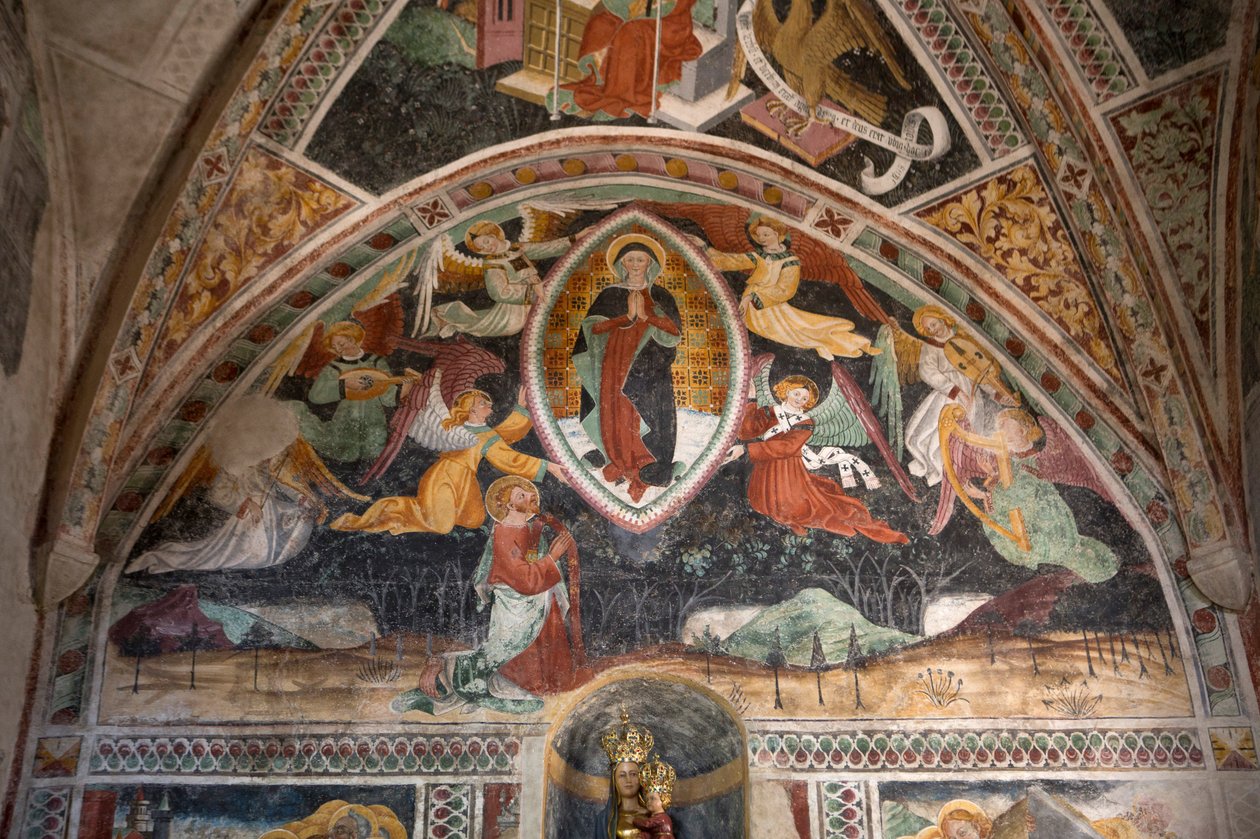 असेंशन, c.1492 (फ्रेस्को) द्वारा जियोवन्नी कैनेवियो