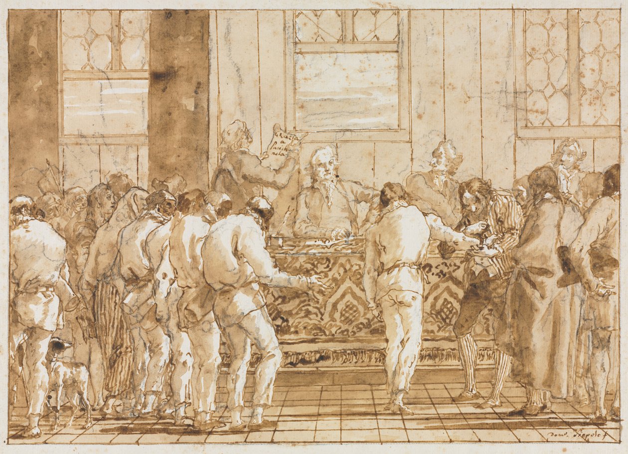 परीक्षण, 1790 के दशक। द्वारा जियोवानी डोमेनिको टाईपोलो
