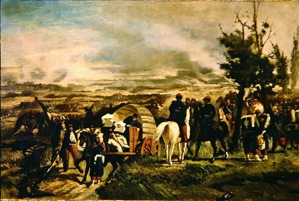 मैजेंटा की लड़ाई, 1860 द्वारा जियोवन्नी फत्तोरी