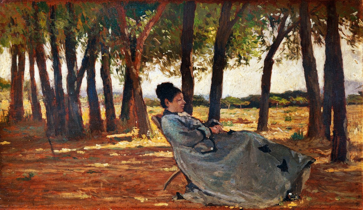 Giovanni Fattori (1825-1908), पैनल पर तेल, 20x33 सेमी द्वारा जियोवन्नी फत्तोरी