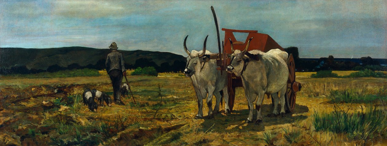मारेम्मा टस्कनी, जियोवानी फतोरी (1825-1908), कैनवास पर तेल, 77.5X205.7 सेमी द्वारा जियोवन्नी फत्तोरी