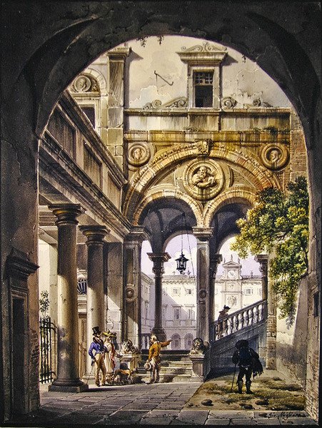 वास्तुकला Capriccio द्वारा जियोवन्नी मिग्लियारा