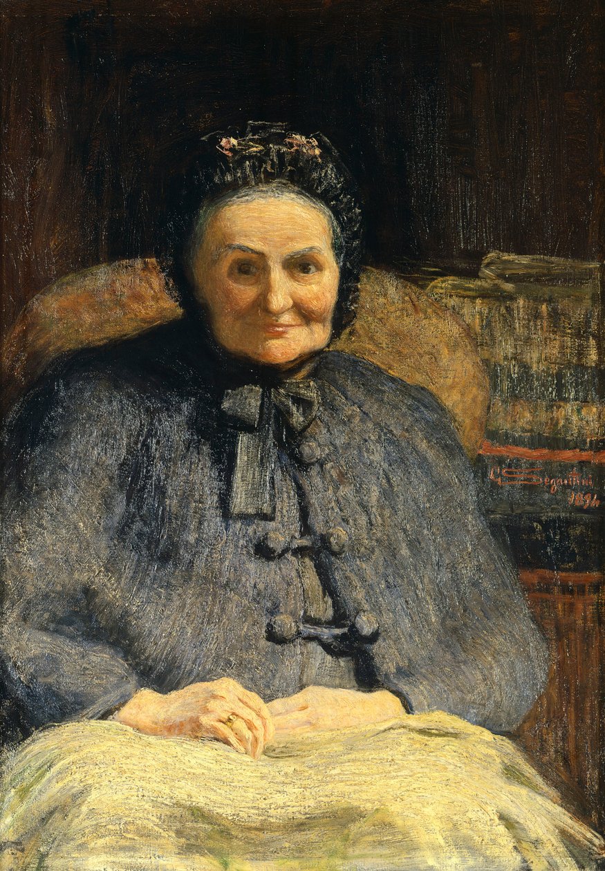 Giovanni Segantini (1858-1899) द्वारा श्रीमती कासिराघी ओरियानी का पोर्ट्रेट द्वारा जियोवन्नी सेर्जिनी