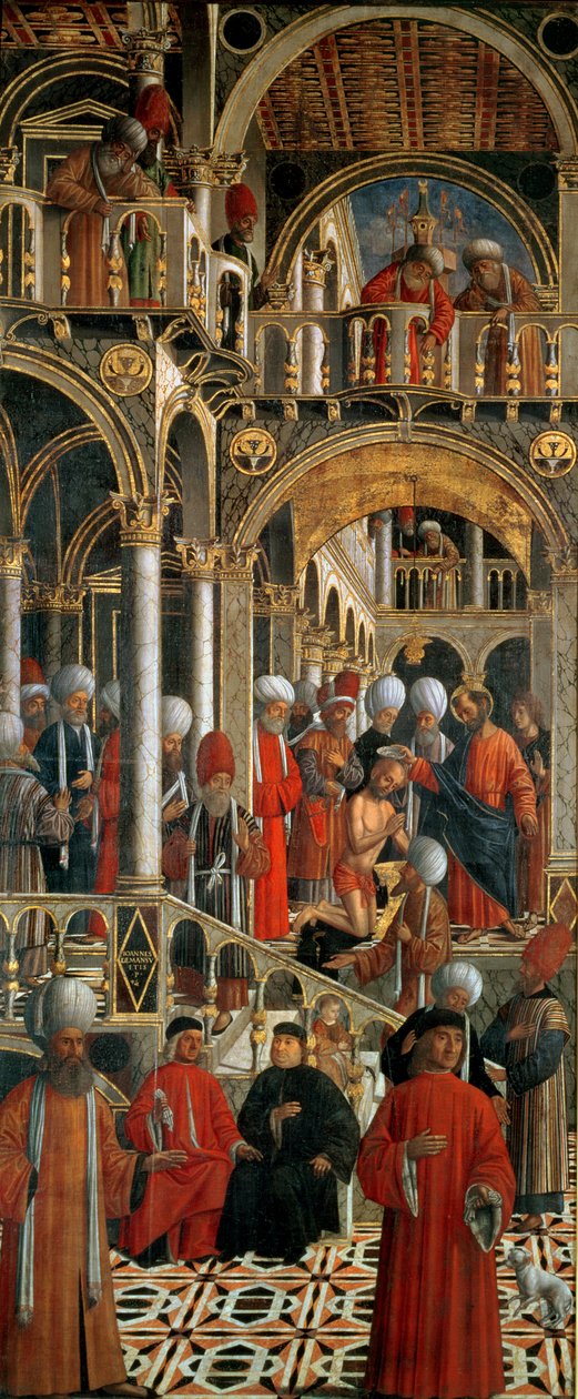 सेंट मार्क द्वारा सेंट Anianus के बपतिस्मा, c.1524 द्वारा जियोवन्नी डि निकोलो मनसुएती