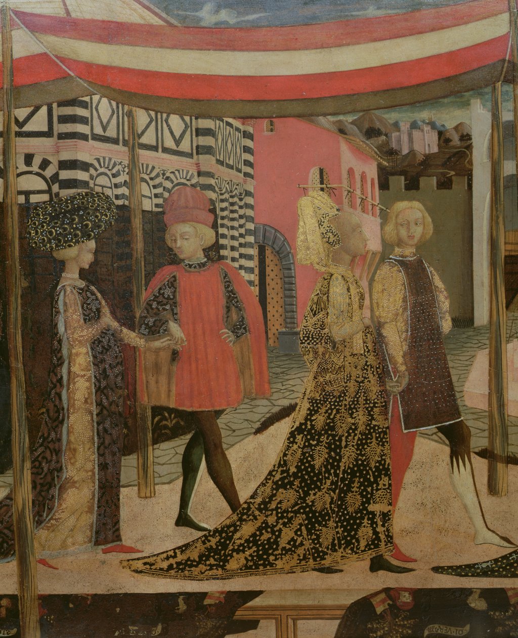 आदिमरी कैसोन, c.1450 (पैनल पर तापमान) द्वारा जियोवानी डी सेर जियोवानी स्कीगिया