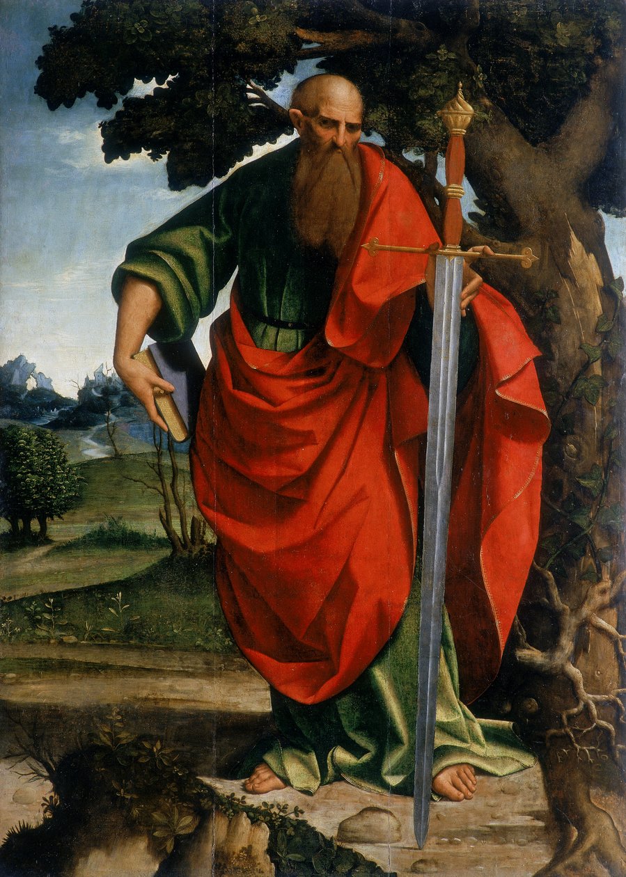 सेंट पॉल, c.1500-24 द्वारा गिरोलामो अलिबाइंडो