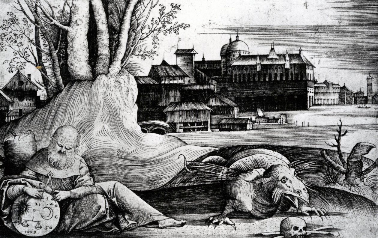 ज्योतिषी, 1509 द्वारा Giulio Campagnola