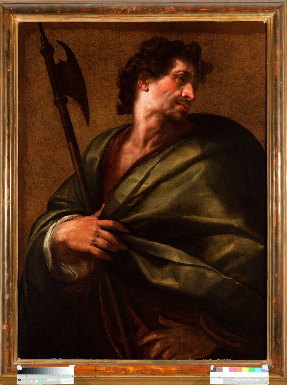 प्रेरित संत मैथ्यू का प्रतिनिधित्व (प्रेरित सेंट मैथ्यू) Giulio Cesare Procaccini द्वारा पेंटिंग (1574-1625) द्वारा Giulio Cesare Procaccini
