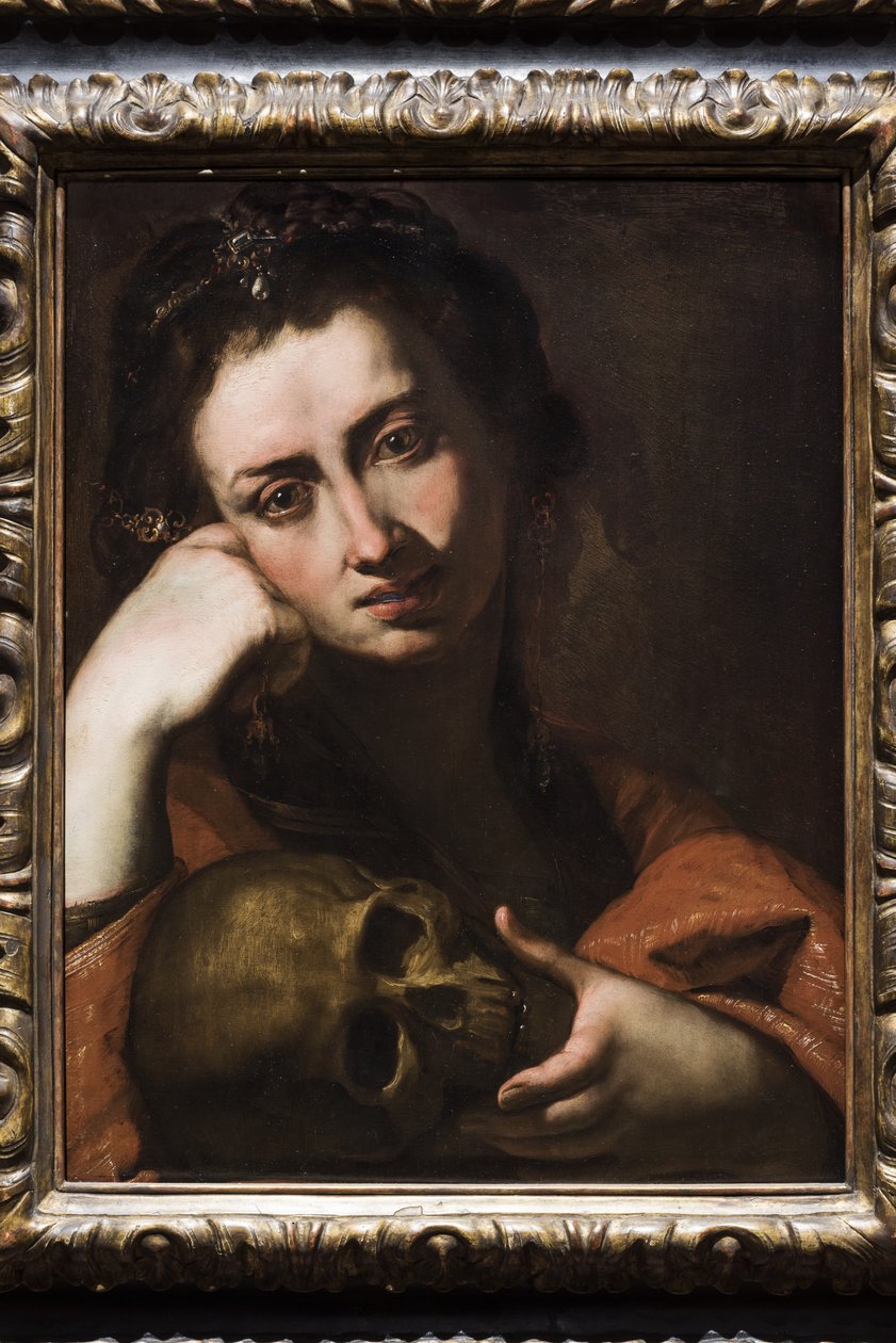 द पेनिटेंट मैग्डलीन, c.1620 (पैनल पर तेल) द्वारा Giulio Cesare Procaccini