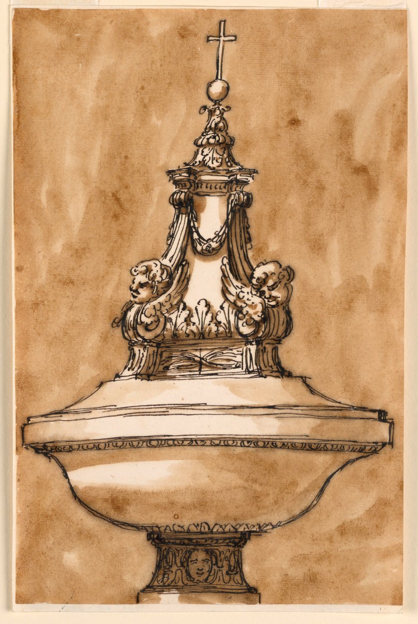 बपतिस्मात्मक फ़ॉन्ट द्वारा Giuseppe Barberi