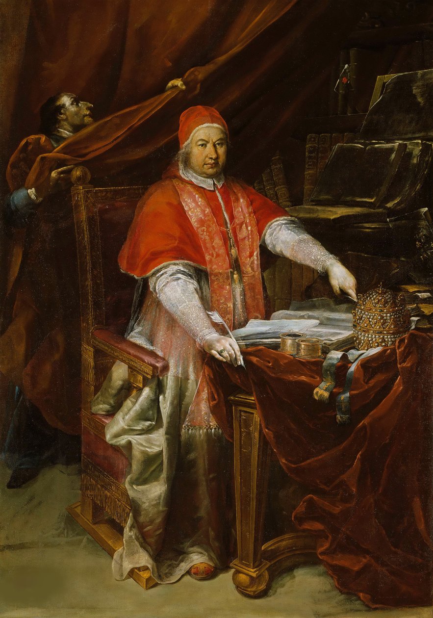 पोप बेनेडिक्ट XIV 1675-1758, 1740 का पोर्ट्रेट। द्वारा ग्यूसेप मारिया क्रिस्पी