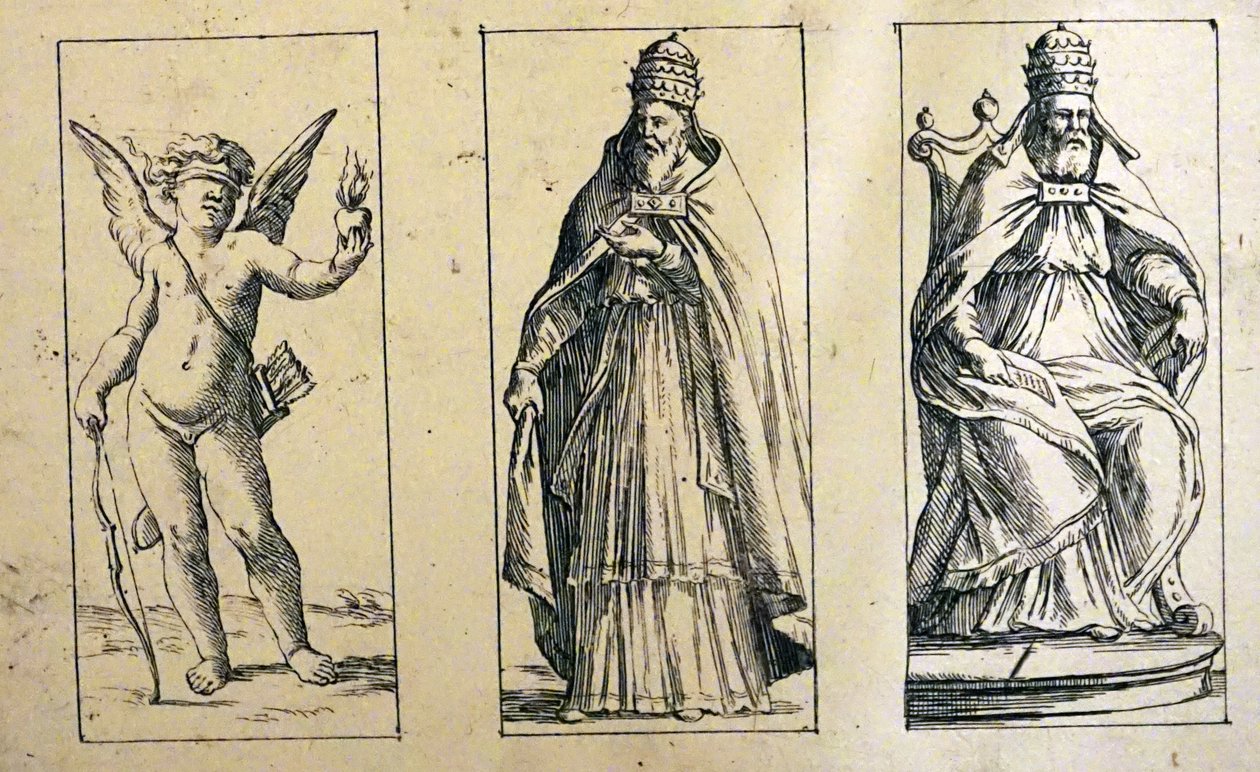Giuseppe Maria Mitelli द्वारा 17 वीं शताब्दी के टैरो कार्ड द्वारा Giuseppe मारिया मिटेली