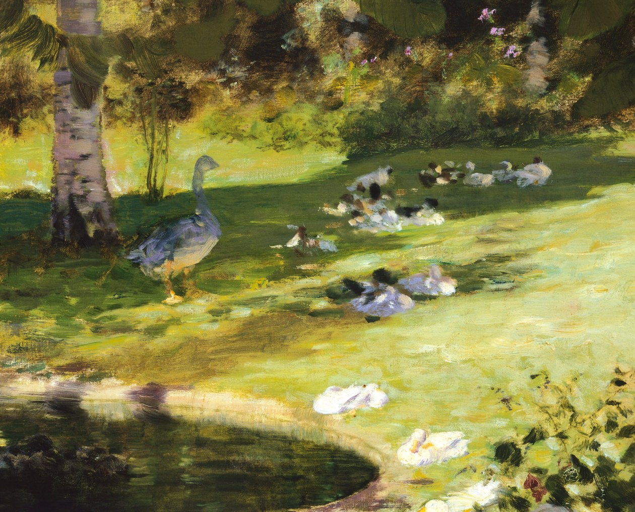 गार्डन में नाश्ता, Giuseppe de Nittis द्वारा, विवरण द्वारा ग्यूसेप या जोसेफ डी निटिस