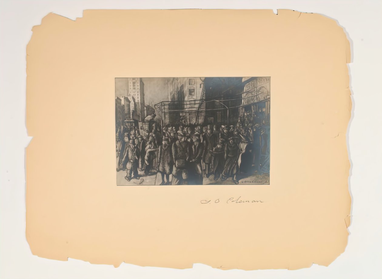 लोगों के जीवन से दृश्य, शीर्षकहीन पोर्टफोलियो, 1906। द्वारा ग्लेन ओ कोलमैन