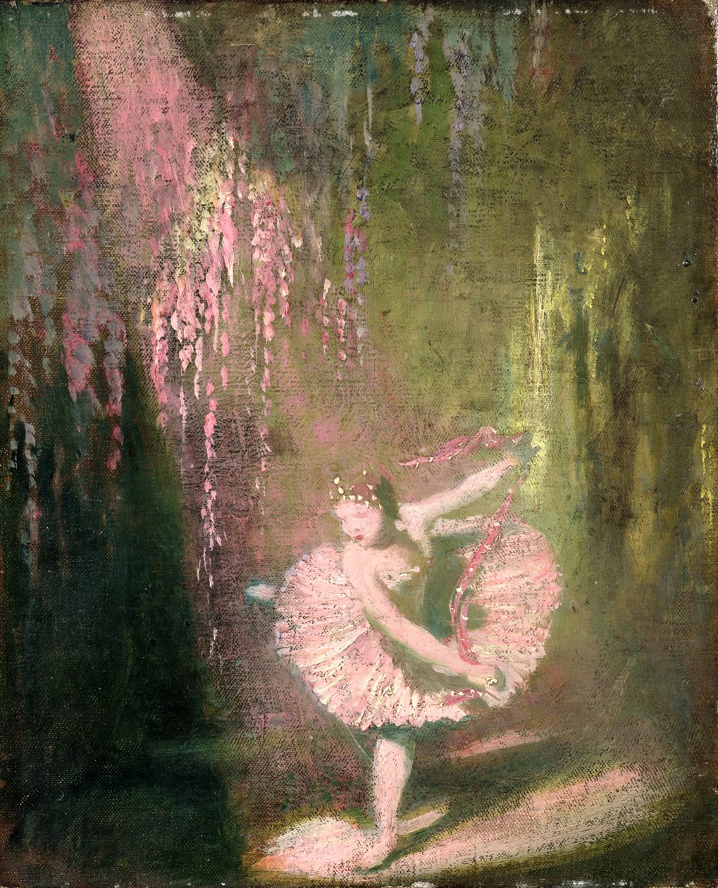 चीनी-बेर परी का नृत्य, 1908-9 (कैनवास बोर्ड पर तेल) द्वारा ग्लिन वॉरेन फिल्पोट
