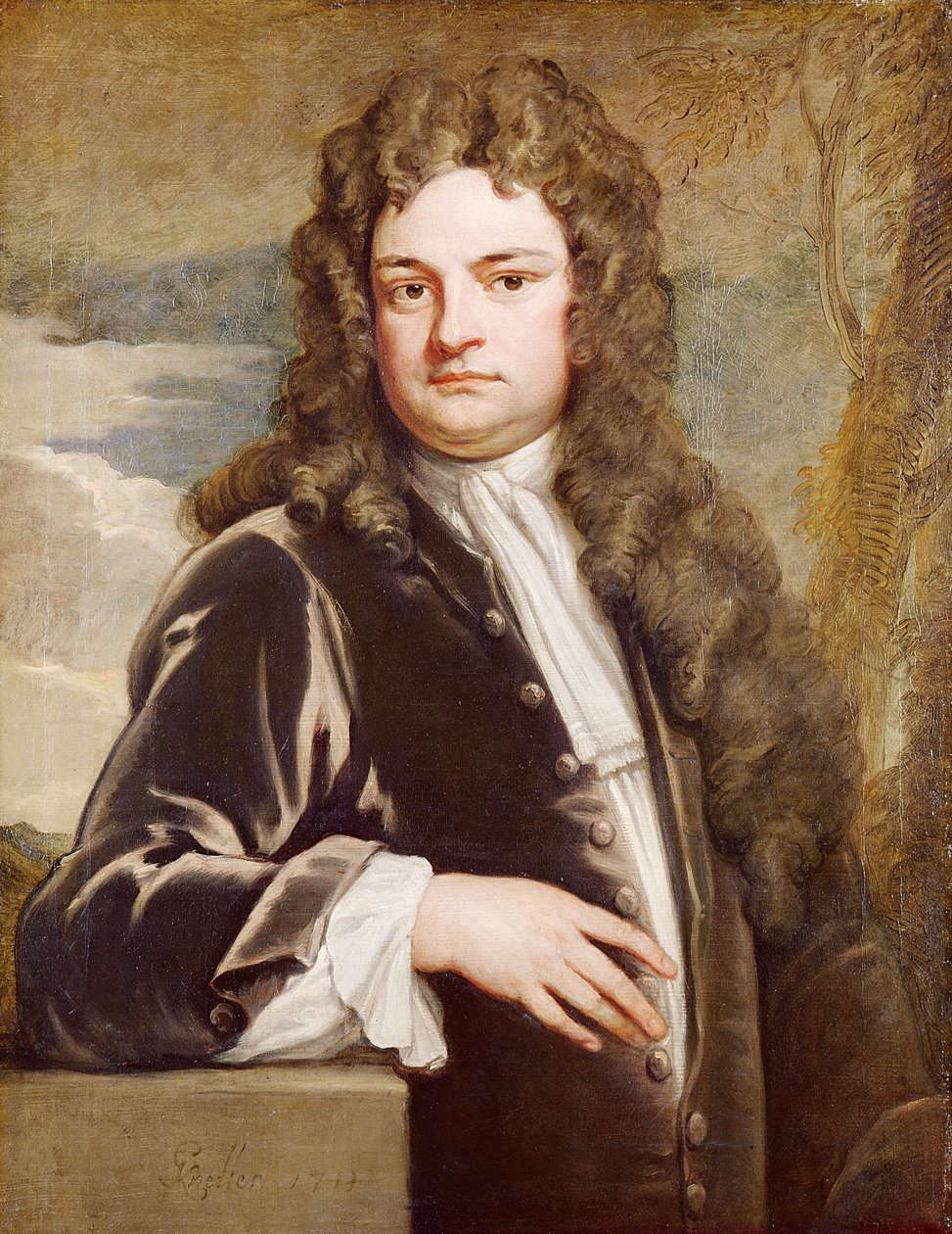 सर रिचर्ड स्टील का पोर्ट्रेट (1672-1729) 1711 द्वारा गॉडफ्रे नेलर
