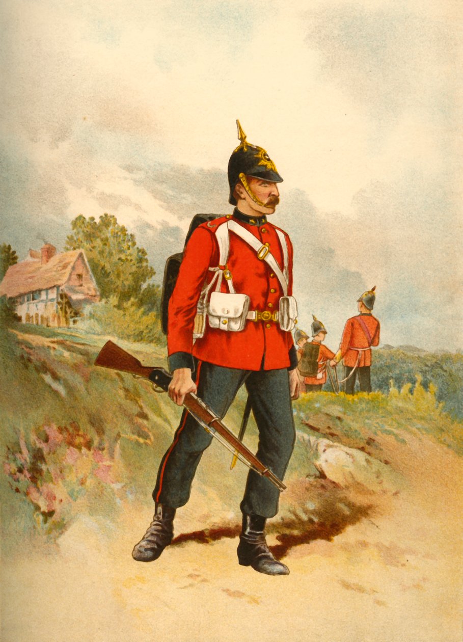 द 2 - द क्वींस रॉयल वेस्ट सरे, 1890। द्वारा गॉडफ्रे डगलस गिल्स