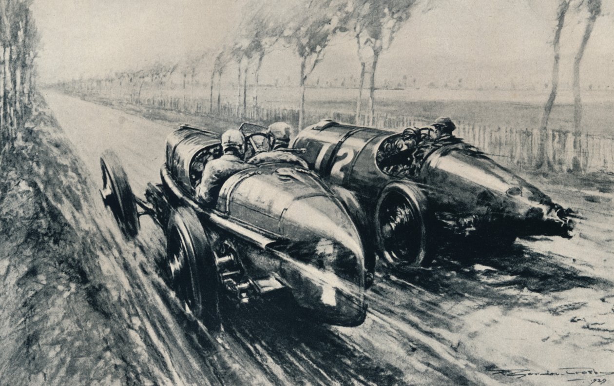 ग्रैंड प्रिक्स, स्ट्रासबर्ग 1922, 1937 के लिए रेसिंग द्वारा गॉर्डन क्रॉस्बी
