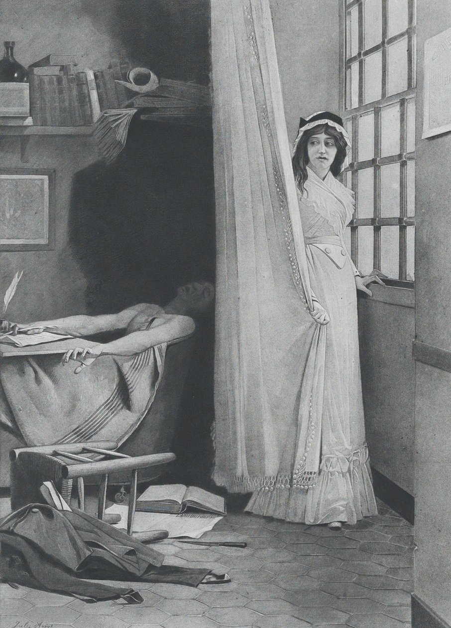 शार्लोट कॉर्डे, 1890। द्वारा गौपाल और सह