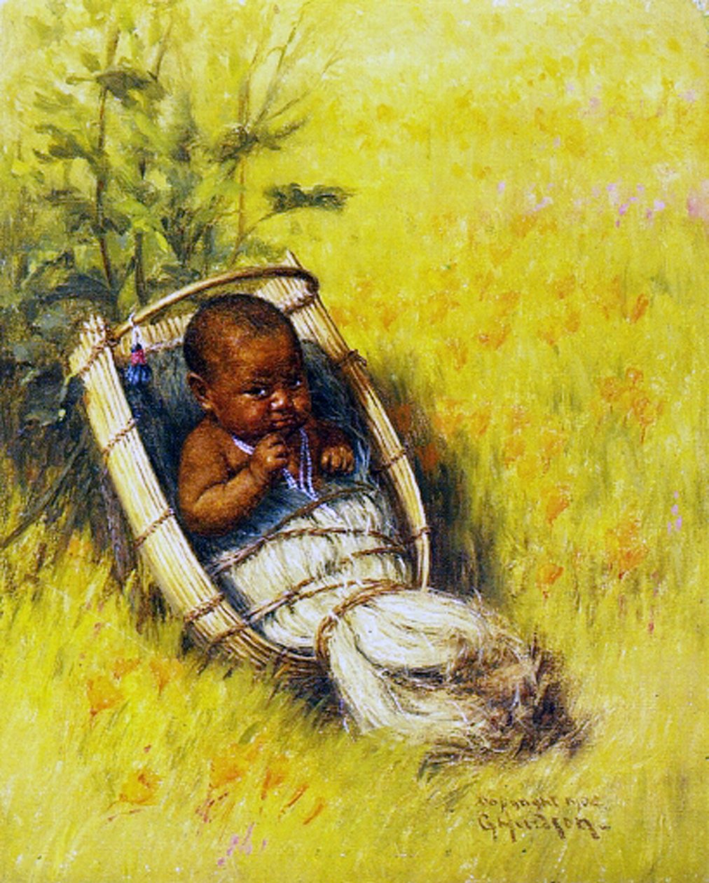 Kawasi Indian Baby, 1904  द्वारा ग्रेस कारपेंटर हडसन
