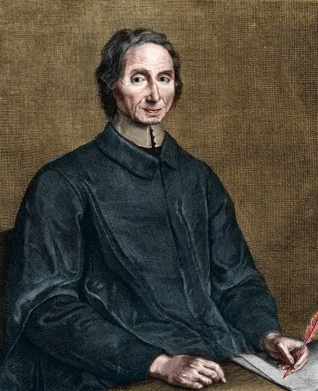 पोर्टो ऑफ़ निकोलस मेलब्रान्चे (1638-1715), फ्रांसीसी दार्शनिक द्वारा जेरार्ड एडेलिनक