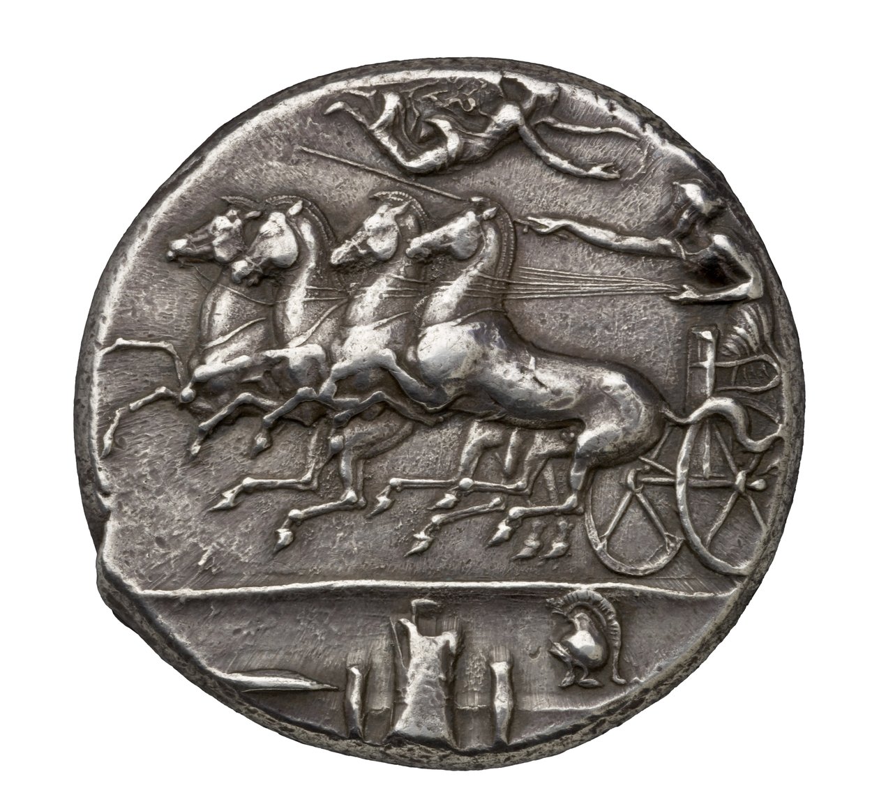 सिराक्यूज़ से प्राचीन ग्रीक चांदी का सिक्का, 404-390 ईसा पूर्व (चांदी) द्वारा यूनानी