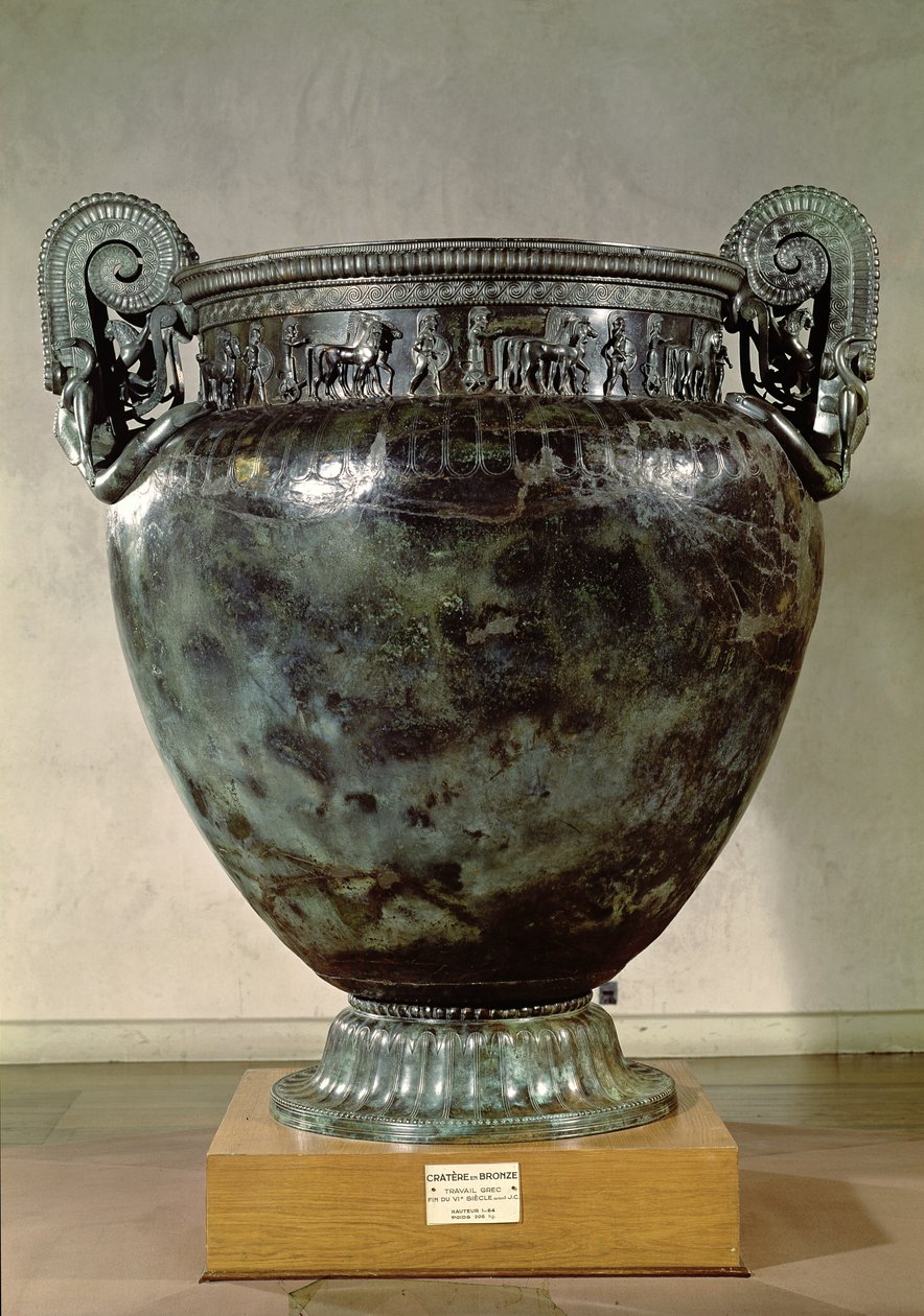 क्रेटर, विक्स की राजकुमारी (कांस्य) के मकबरे से (यह भी देखें 173539 und 175991) द्वारा यूनानी