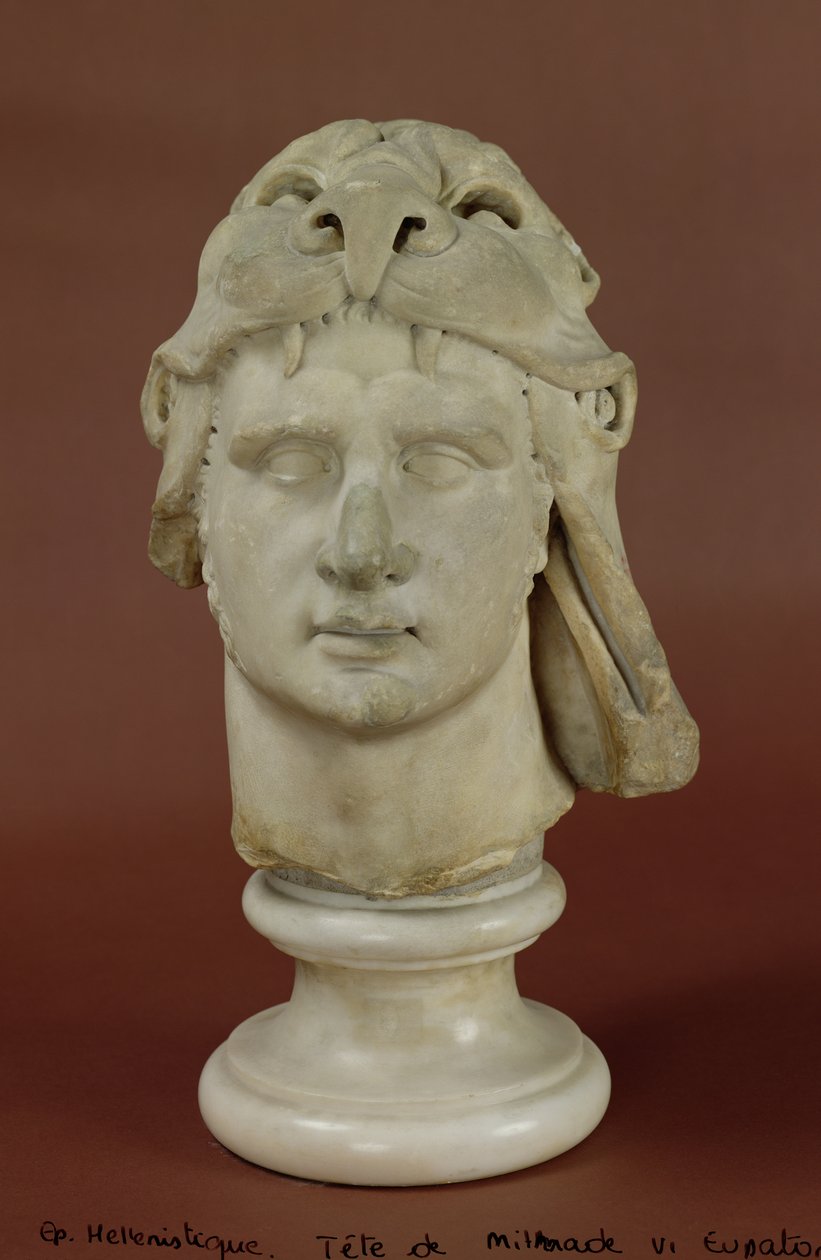 Mithridates VI (132-63 ईसा पूर्व) यूटरेटर, पोंटस के राजा (संगमरमर) (177442 भी देखें) द्वारा यूनानी