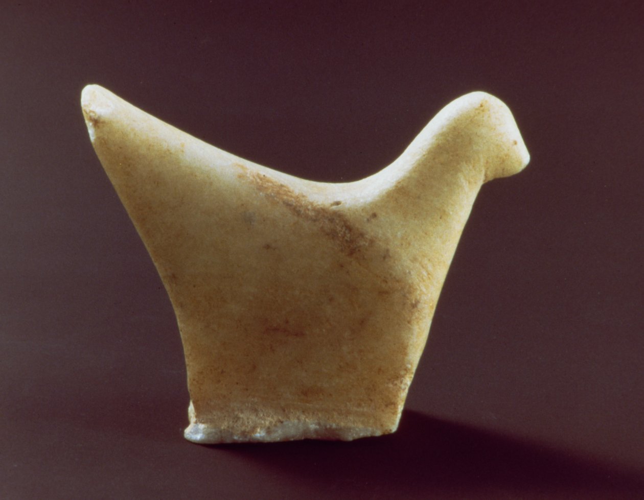 एक पक्षी का मॉडल, प्रारंभिक साइक्लेडिक, c.2800-2300 ईसा पूर्व (संगमरमर) द्वारा यूनानी