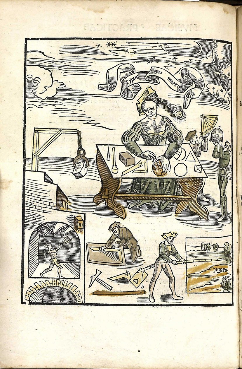 पूर्व मोती। ज्यामिति, 1504 द्वारा ग्रेगोर रिस्क