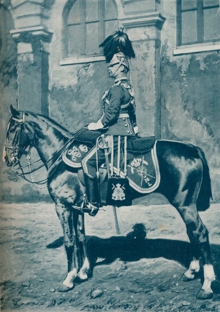 लेफ्टिनेंट, 16 वीं लांसर्स, c1880 द्वारा ग्रेगरी और सह