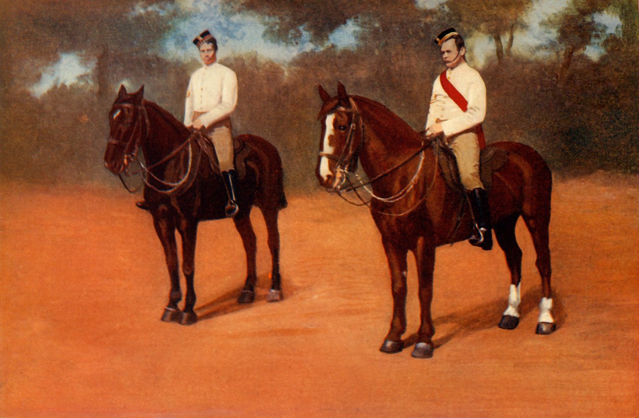 माउंटेड इन्फैंट्री, 1901। द्वारा ग्रेगरी और सह