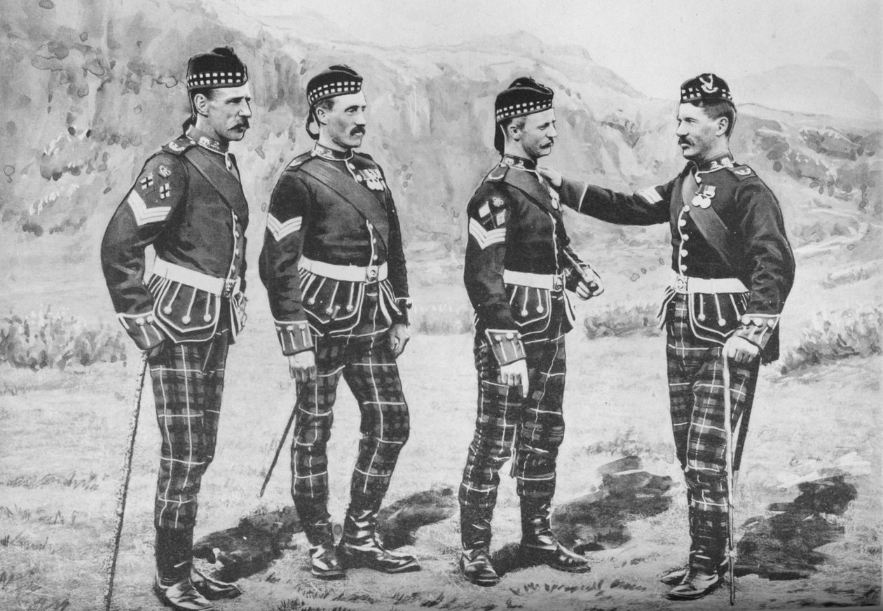 सार्जेंट, सीफ़र्थ हाइलैंडर्स, c1880 द्वारा ग्रेगरी और सह