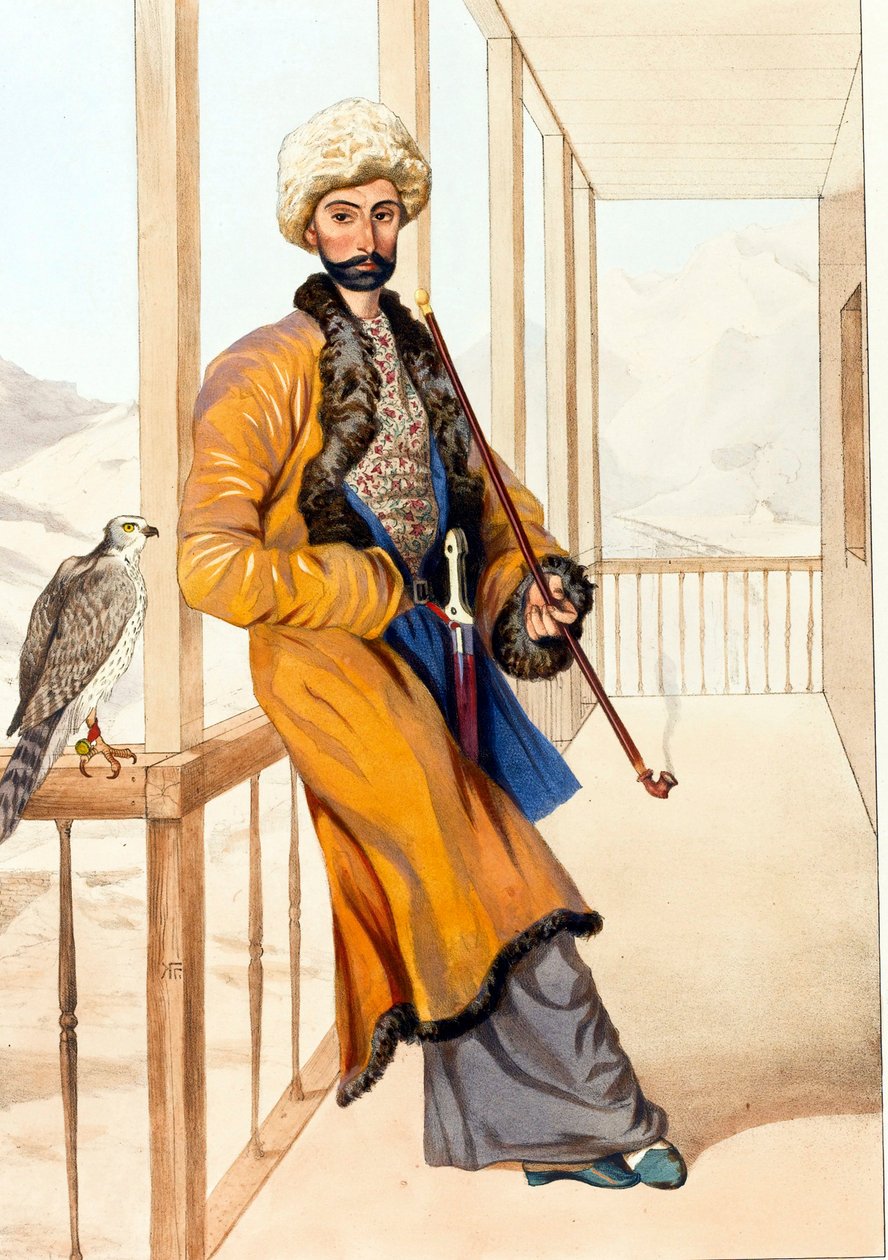 कोकेशियान पारंपरिक पोशाक गागरिन, ग्रिगोरी ग्रिगोरिविच (1810-1893) द्वारा ग्रिगोरी ग्रिगोरेविच गगारिन