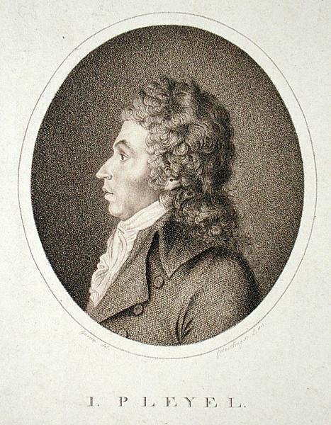 इग्नाज जोसेफ प्लेयल (1757-1831) एफडब्ल्यू नेटलिंग द्वारा उकेरा गया द्वारा गुएरिन (बाद में)