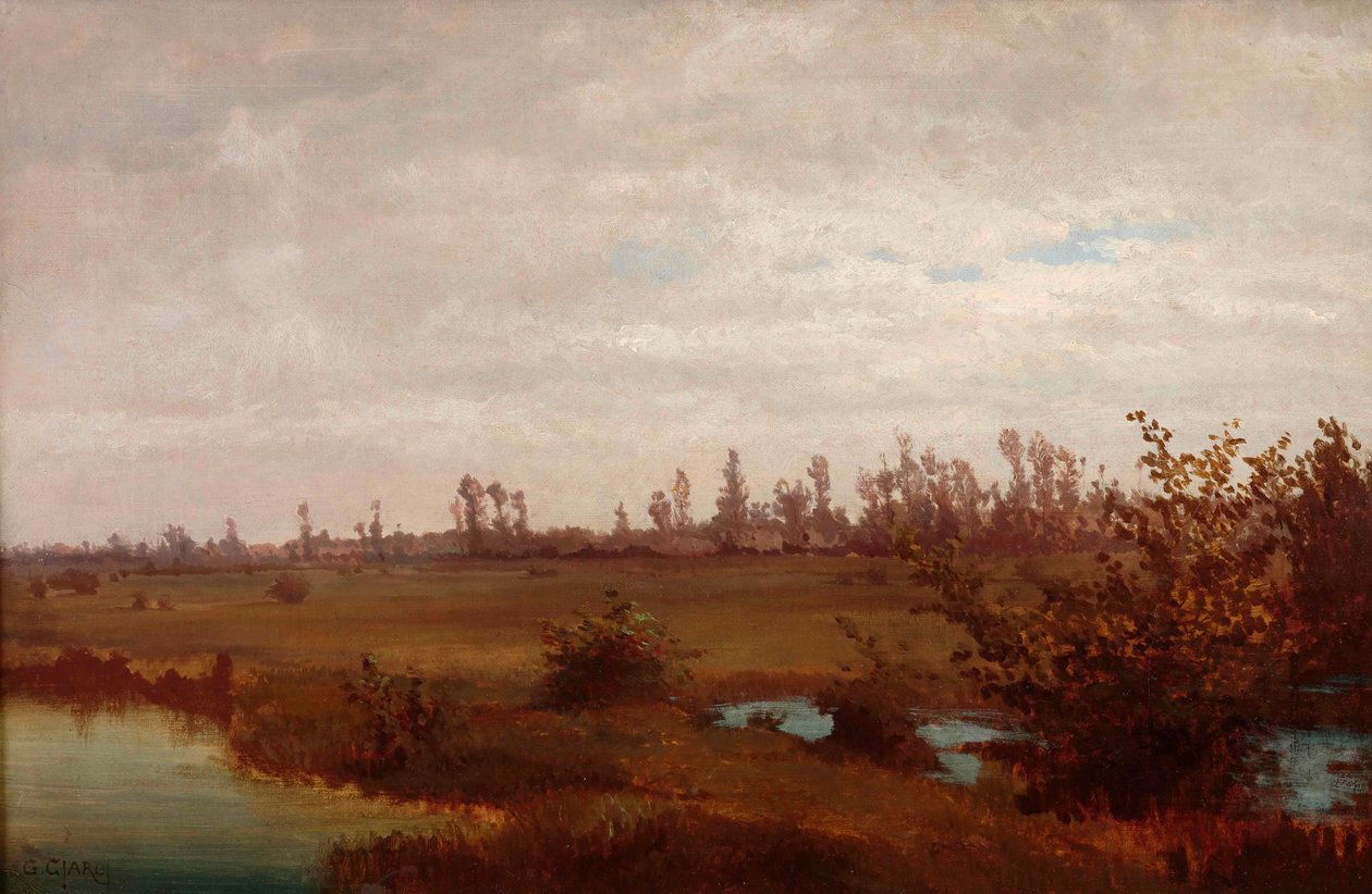नवंबर दलदल, 1870 के दशक में। द्वारा गुग्लिल्मो सियार्डी