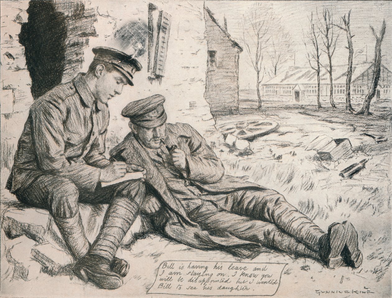 द लेटर होम, c1917, 1918 द्वारा गनिंग किंग