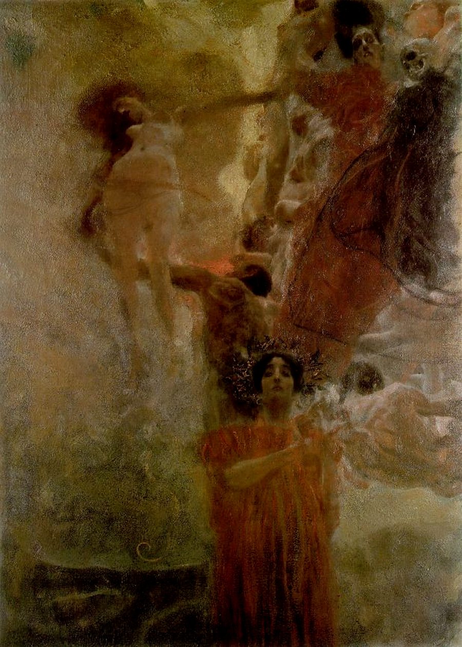 चिकित्सा का रूपक (ड्राफ्ट), 1897-98 द्वारा गुस्ताव क्लिम्ट
