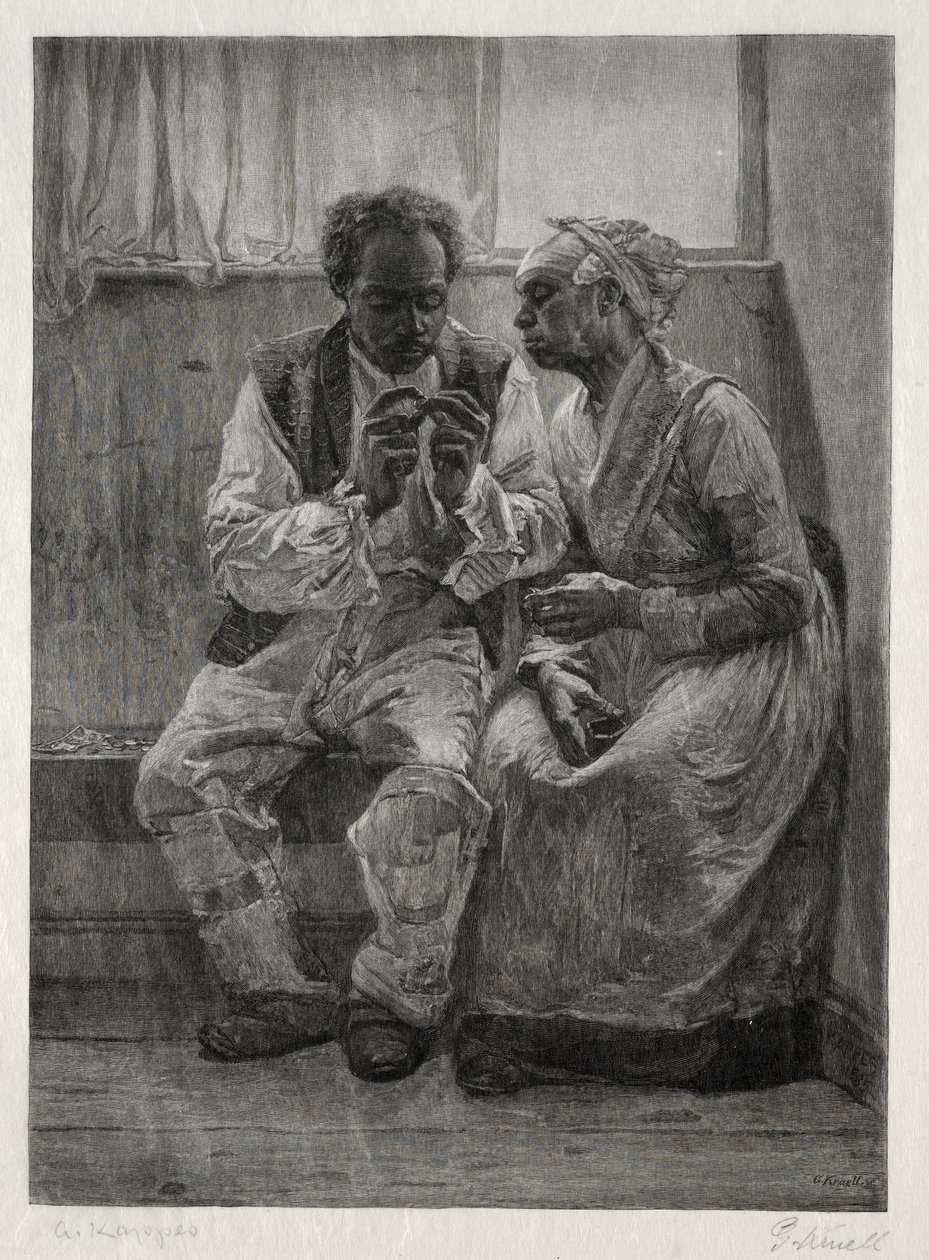 किराए का दिन, 1887। द्वारा गुस्ताव क्रुएल