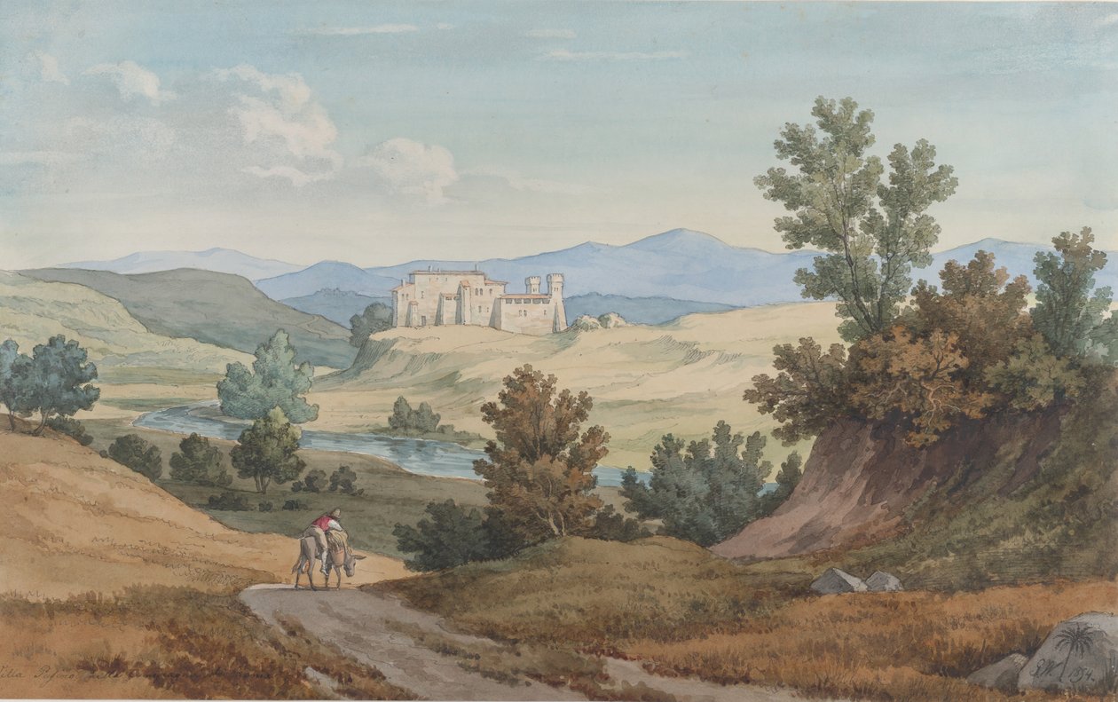 विला पासिनो, 1854। द्वारा गुस्ताव विल्हेम पाम
