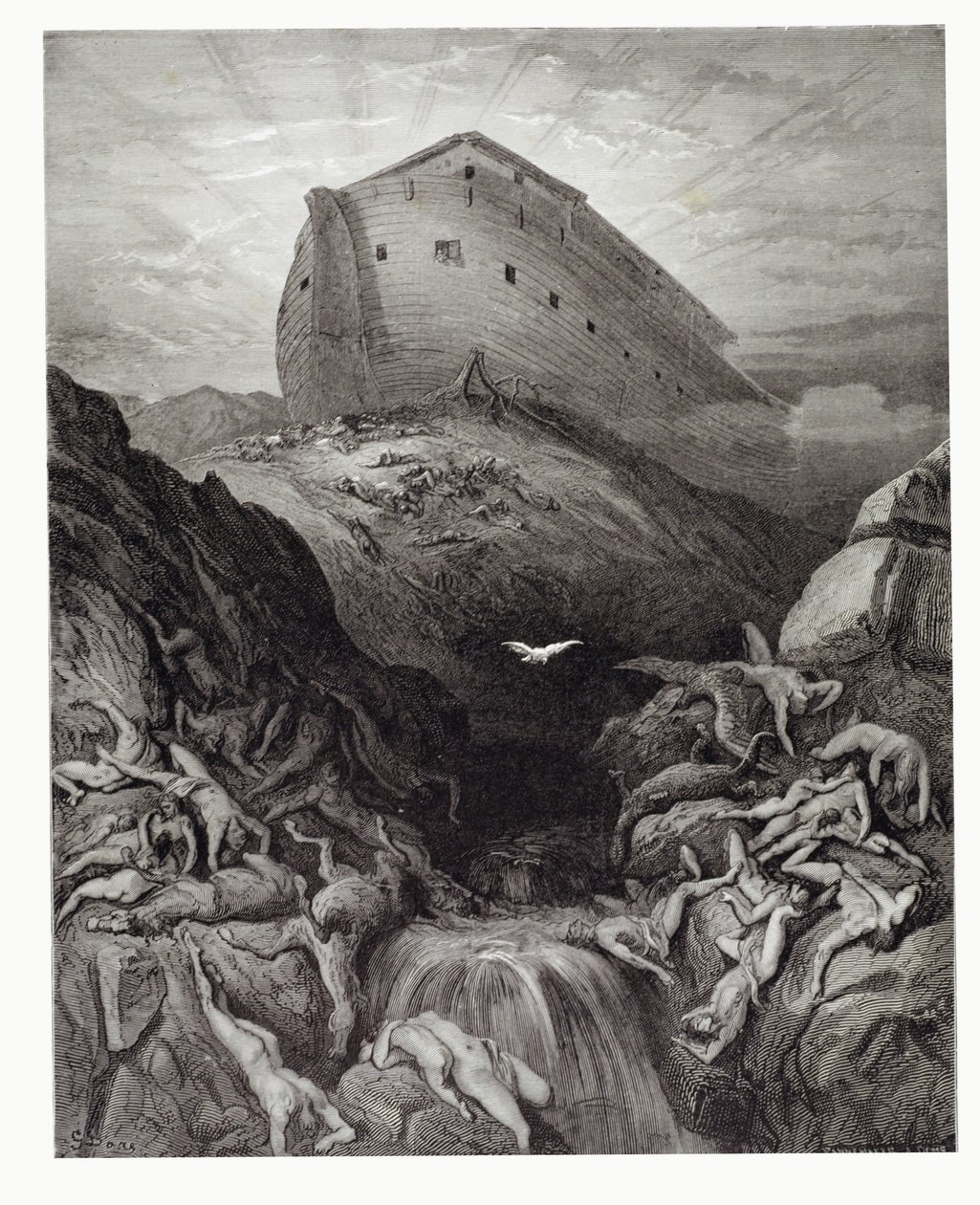 दव ने आर्क से स्टीथ पन्नमेकर (1847-1930) c.1868 द्वारा उकेरा गया फोर्थ भेजा द्वारा गुस्ताव डोर