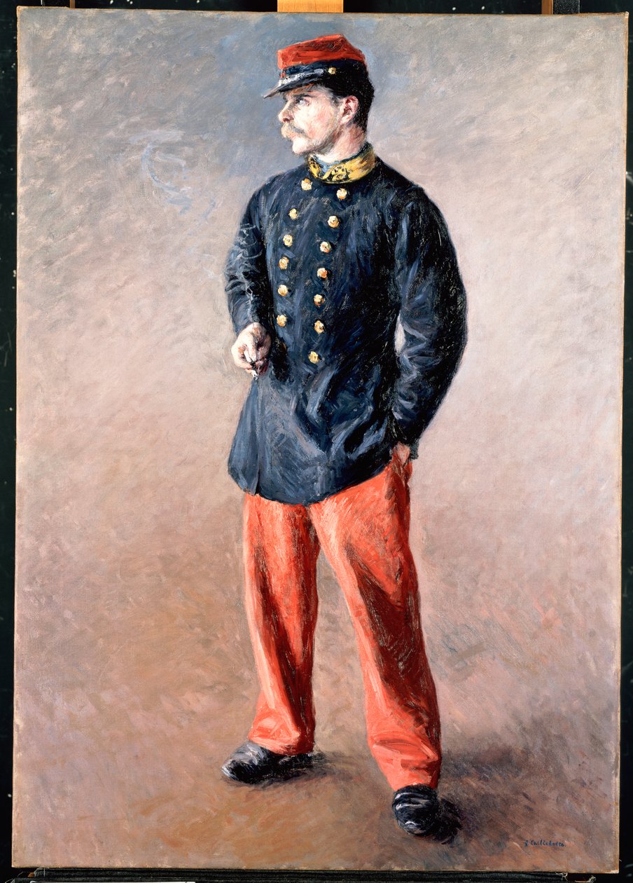 ए सोल्जर, c.1881 द्वारा गुस्ताव कैलेबोट्टे